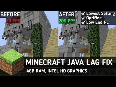 How To Reduce Lag In Minecraft Java In Low End PC | Minecraft Lag Fix & FPS Boost