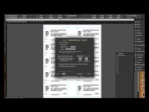 Adobe InDesign Mail Merge Tutorial