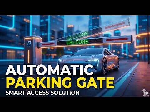 DIY Automatic Parking Gate System using Arduino & Ultrasonic Sensor & Servo Motor