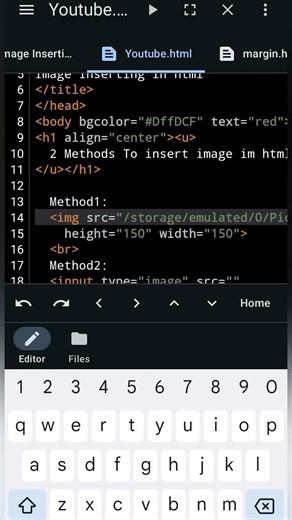 2 MOTHEDS TO TO INSERT IMAGE I,M HTML