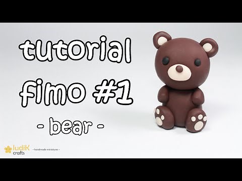 Fimo Tutorial #1 - Bear