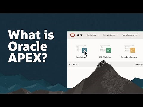 What is Oracle APEX?