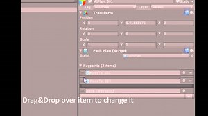 Re-orderable, customizable array control for inspector