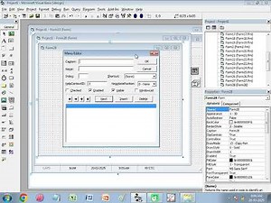 💻 VB 6.0 Tutorial: Create Menu, Toolbar, StatusBar & WordPad App | Step-by-Step Guide| DITA Course