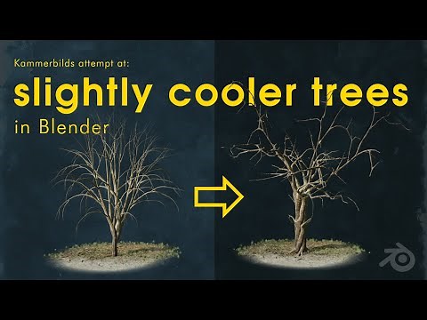 build funky trees in Blender!