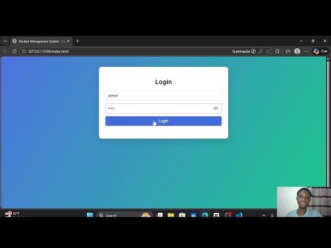 Student Management System Using HTML, CSS & JavaScript