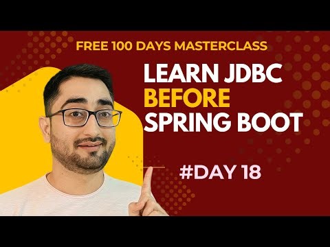 [DAY 18] HINDI JDBC Tutorial Before Spring Boot | Connect Java with MySQL Database | CRUD Operations