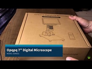 7” digital microscope -Unboxed, setup and reviewed (sponsored) #Opqpq #microscope #DM201
