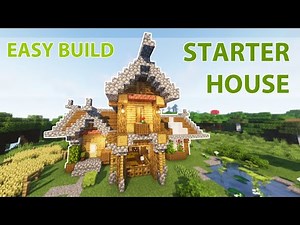 Minecraft Starter House 1.17 Tutorial | Easy Build Base Tutorial