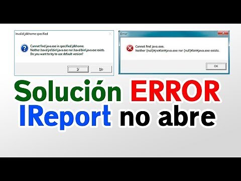 Soucion error iReport no abre | iReport se cierra solo | iReport 5.6.0