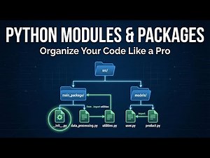 Python Modules & Packages: Organize Your Code#Python #Programming #SoftwareDevelopment #Coding