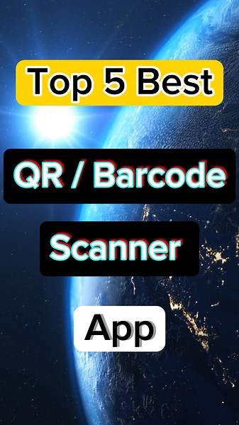 Top 5 Best QR / Barcode Scanner Apps #QRscanner #Barcodescanner #apps #azhar_tech #tach #shorts #topbest