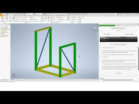 Frame Generator Tutorial - Inventor 2025
