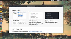 Min: An Open Source Web Browser for Minimalists