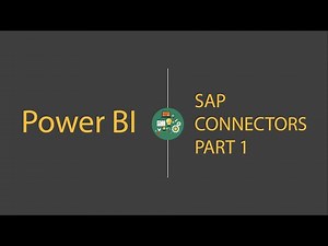 Power BI SAP Connectors Part 1