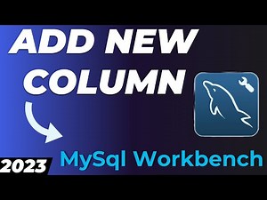 Add new column in Mysql Workbench manually without using SQL query tutorial
