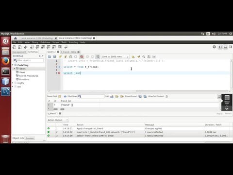 MySQL 5.7: MySQL JSON data type example