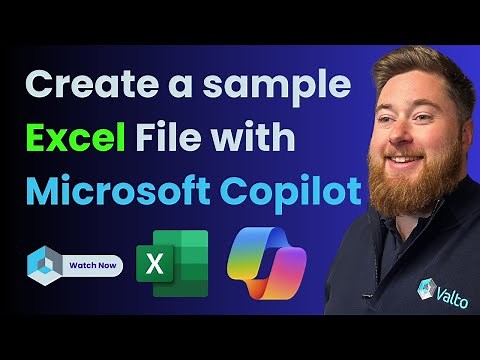 Master the Art of Excel: Build a Sample File Using Microsoft Copilot!