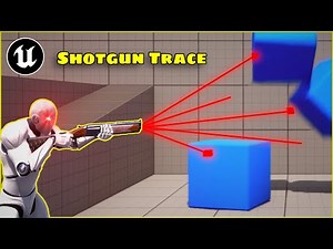 Unreal Engine 5 Tutorial - How to make Shotgun Line Trace!