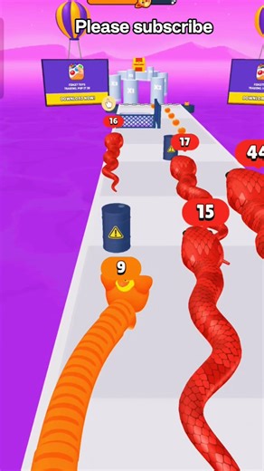 snake run 3d game part 151 #snake #viralvideo