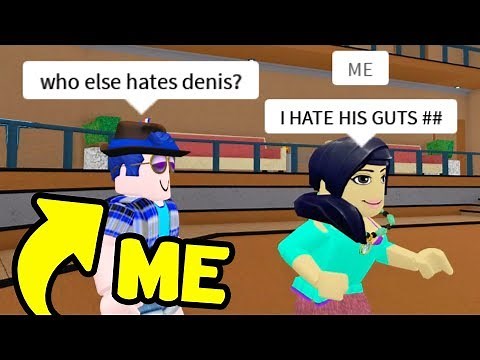 Pretending to be a DENIS HATER in Roblox!