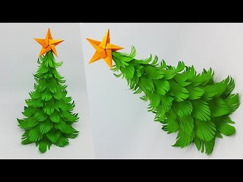 DIY Paper Christmas Tree | How to Make a 3D Christmas Tree | Crafts Tutorial