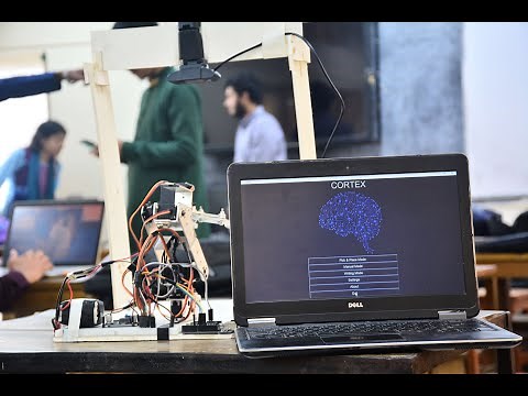 CORTEX: A Robotic Arm Controller Software with object detection and inverse kinematics using python