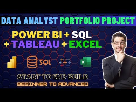 Data Analyst Portfolio Project | Power BI + SQL + Tableau + Excel | Beginner to Advanced |End to End