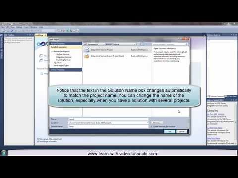 Integration Services Tutorial - SSIS Introduction, ETL Introduction (Lesson 1)