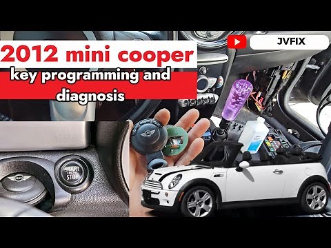 How to program smart key on Mini Cooper. No start key damaged ,new key programmed.