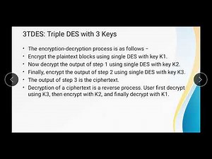 Triple DES Algorithm