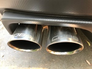 STI COBB v STOCK EXHAUST COMPARISON