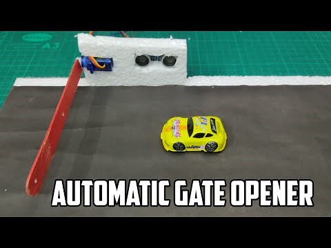 How to make a Automatic Gate opener using Arduino and Ultrasonic sensor || Arduino projects ||