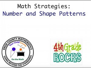4th Grade Lesson 8 Number and Shape Patterns