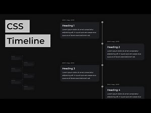 How To Create a Vertical Timeline Using HTML & CSS