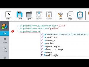 Small BASIC Graphics lesson 1