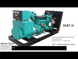 Diesel Generator Set Preventive Maintenance Part III (Faults, Alarms & Troubleshooting)