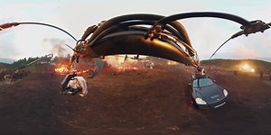 335K views · 555 shares | Go behind the scenes with this immersive 360 from the set of Transformers: The Last Knight! | Transformers | Facebook