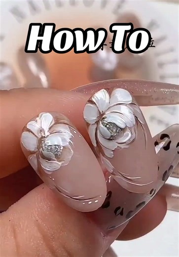 3D Floral Nail Art Tutorial for Beginners