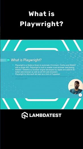 What is Playwright?🎭 | Playwright Tutorial | TestMu AI #shorts