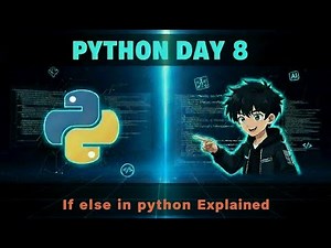 Python Day 8: IF Statement Explained 🧠🔥 | Conditional Statements (Part-1)