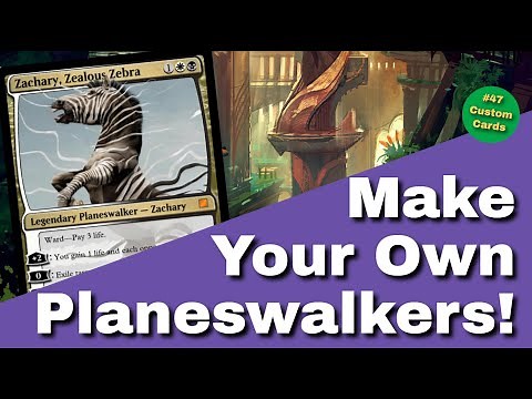 Make Your Own Planeswalkers! | Magic Set Editor | MTG Design | Custom Cards #47