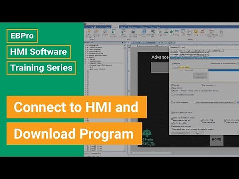 EBPro HMI Software Training: Connect to HMI and Download Program