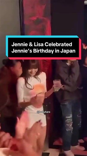 Jennie and Lisa Celebrated Jennie’s Birthday in Japan. 😉 #jenlisa #jenlisa_story #deadlineworldtour #jenniebirthday #fyppppppppppppppppppppppp