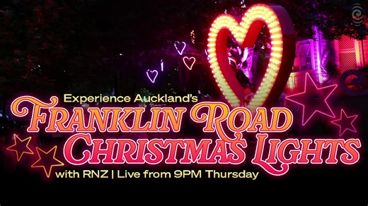 #LIVE | Join RNZ as we check out Auckland's iconic Franklin Road Christmas lights! 🎄 | RNZ