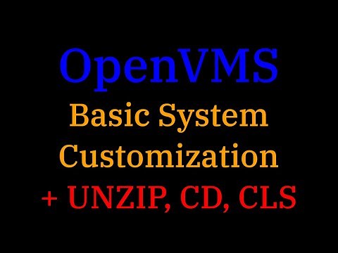 [021] OpenVMS: Basic customization