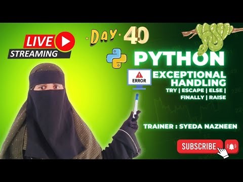 Python Exception Handling Explained Like a Pro | Error Handling in Python | Live Coding Class