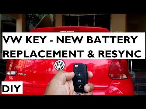 Volkswagen Key Battery Replacement & Re-Synchronisation : DIY