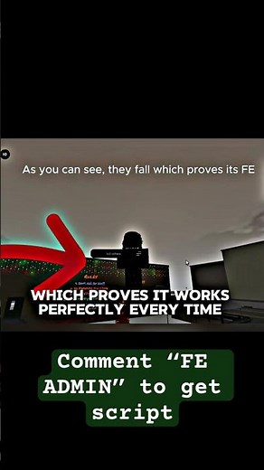Universal Fe Admin Script 😈 #roblox #scripts #fescripts #shorts