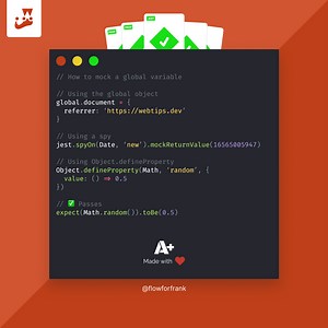 3 Ways to Mock Global Variables in Jest